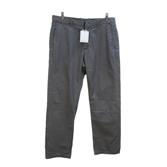 new with tags Calvin Klein Gray Pants 33 x 30 - Picture 3 of 6